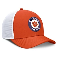 Nike White Clemson Tigers Rise Primetime Performance Trucker Adjustable Hat