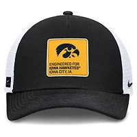 Nike White Iowa Hawkeyes 2025 On-Field Rise Engineered Trucker Adjustable Hat