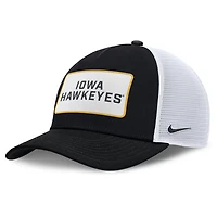 Nike White Iowa Hawkeyes 2025 On-Field Rise Patch Trucker Adjustable Hat