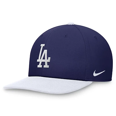 Nike White Los Angeles Dodgers Two-Tone Snapback Hat