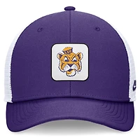 Nike White LSU Tigers Legacy Rise Mascot Trucker Adjustable Hat