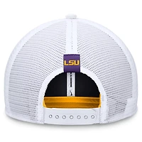 Nike White LSU Tigers Local Rise Trucker Adjustable Hat