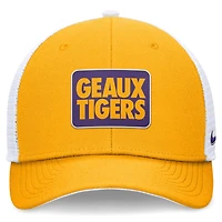 Nike White LSU Tigers Local Rise Trucker Adjustable Hat