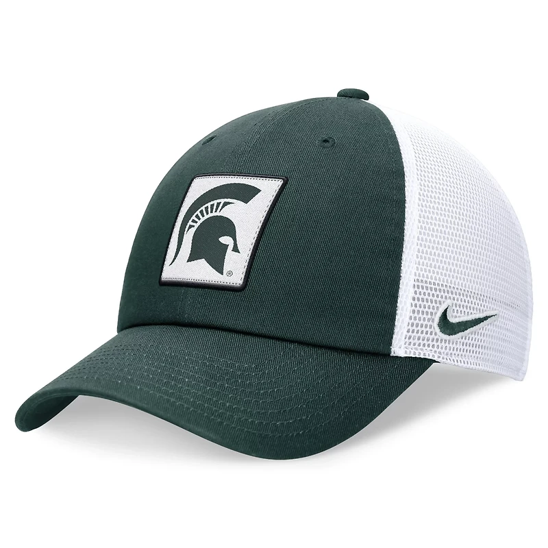 Nike White Michigan State Spartans Primetime Club Trucker Adjustable Hat