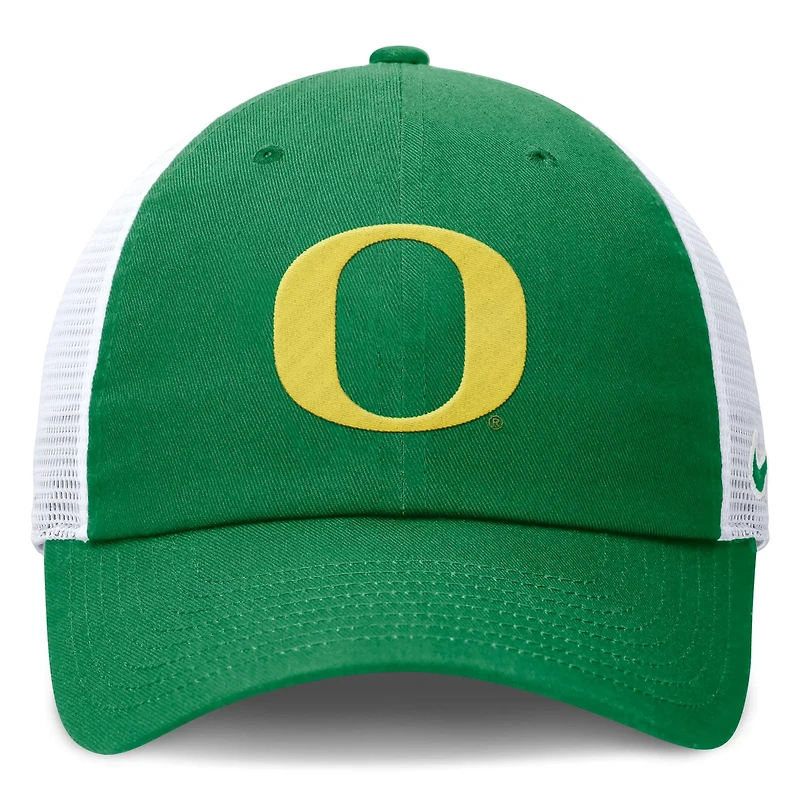 Nike White Oregon Ducks Club Trucker Adjustable Hat