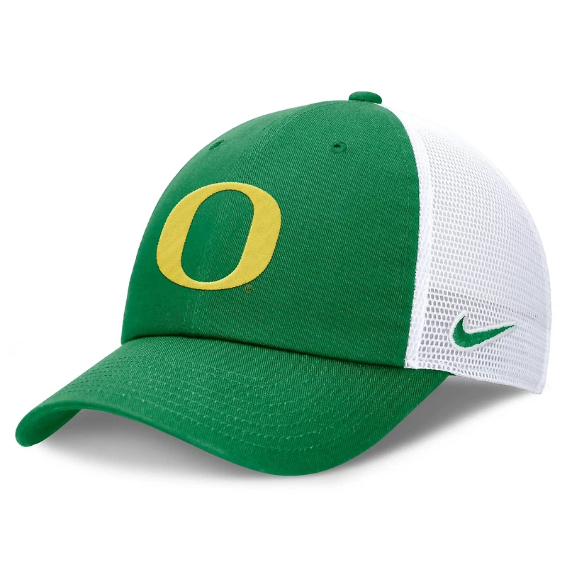 Nike White Oregon Ducks Club Trucker Adjustable Hat