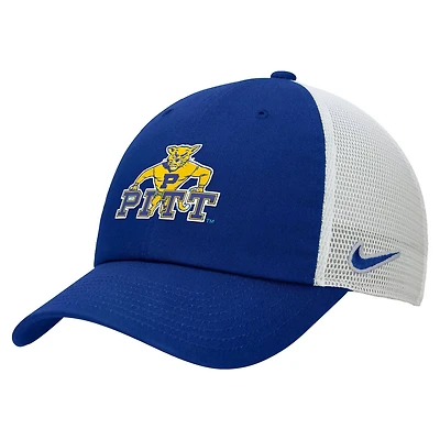 Nike White Pitt Panthers Vintage Club Trucker Adjustable Hat