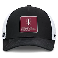 Nike White Stanford Cardinal 2025 On-Field Rise Engineered Trucker Adjustable Hat