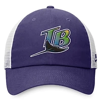 Nike White Tampa Bay Rays Rise Adjustable Trucker Hat