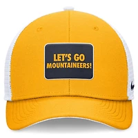Nike White West Virginia Mountaineers Local Rise Trucker Adjustable Hat