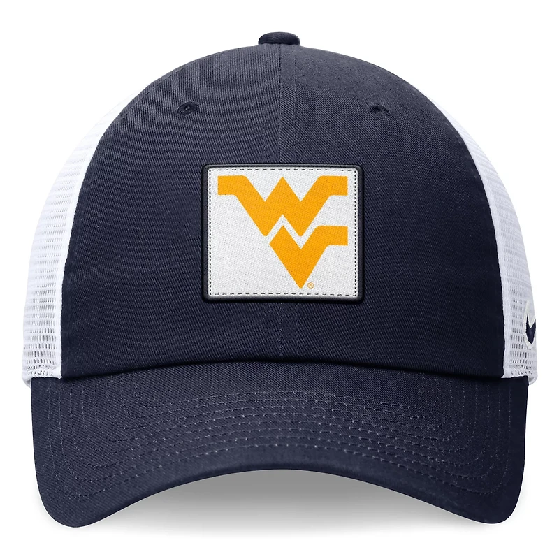 Nike White West Virginia Mountaineers Primetime Club Trucker Adjustable Hat