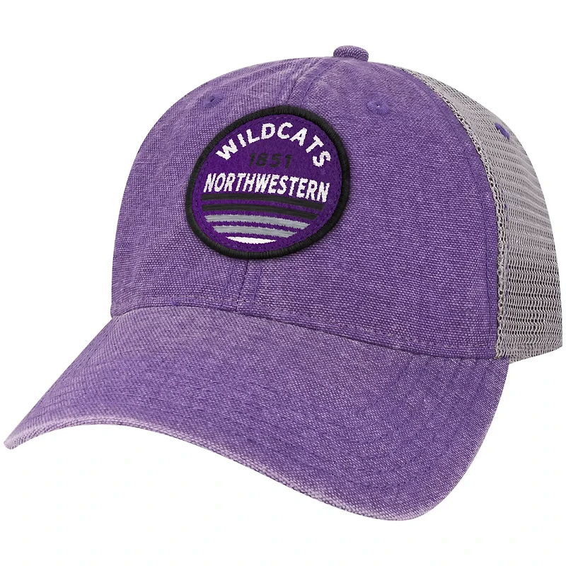 Northwestern Wildcats Sunset Dashboard Trucker Snapback Hat