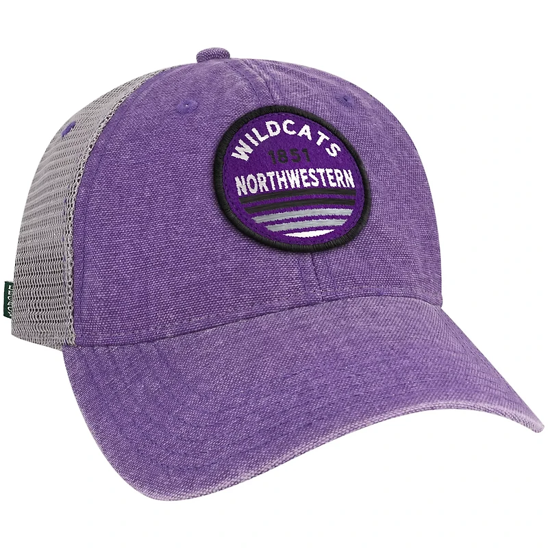 Northwestern Wildcats Sunset Dashboard Trucker Snapback Hat