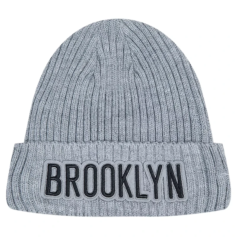 Pro Standard Brooklyn Nets Essential Cuffed Knit Hat