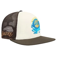 Pro Standard Brown Los Angeles Lakers Glint Sunset Snapback Hat