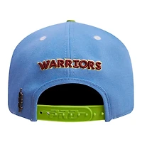 Pro Standard Light Green Golden State Warriors Retro Program 2-Tone Snapback Hat