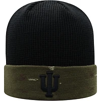 Top of the World /Black Indiana Hoosiers OHT Military Appreciation Skully Cuffed Knit Hat