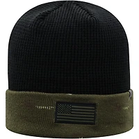 Top of the World /Black Indiana Hoosiers OHT Military Appreciation Skully Cuffed Knit Hat