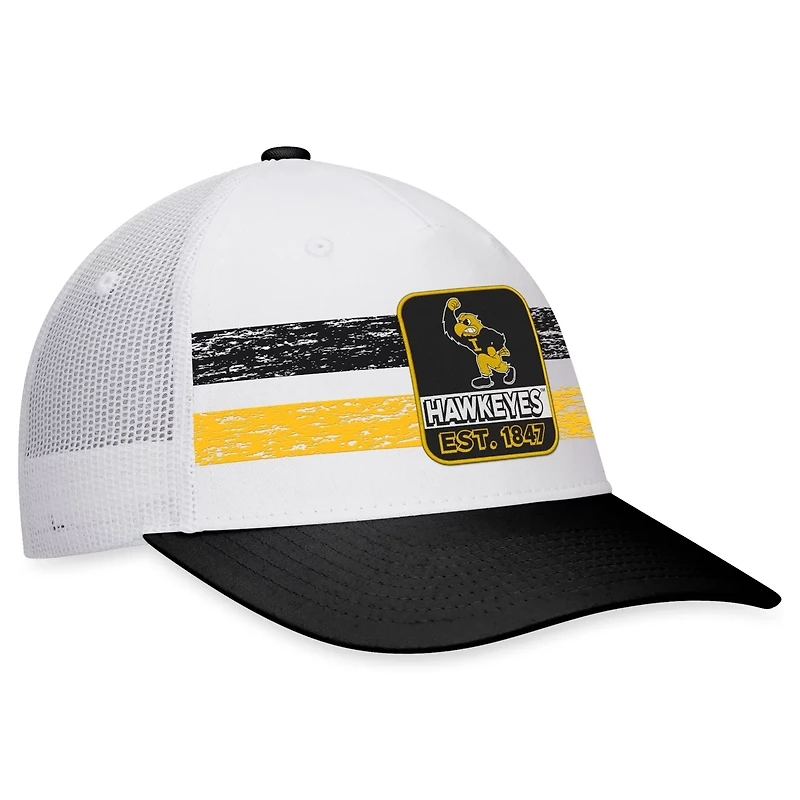 Top of the World /Black Iowa Hawkeyes Retro Fade Snapback Hat