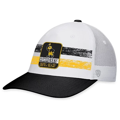 Top of the World /Black Iowa Hawkeyes Retro Fade Snapback Hat