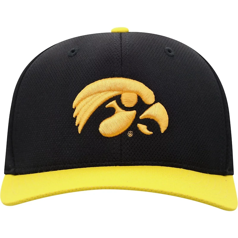 Top of the World /Gold Iowa Hawkeyes Two-Tone Reflex Hybrid Tech Flex Hat