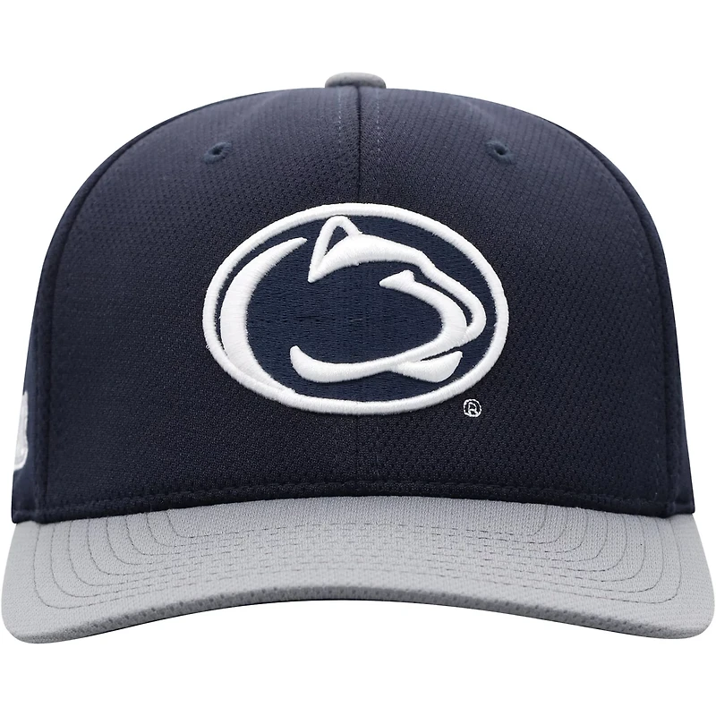 Top of the World /Gray Penn State Nittany Lions Two-Tone Reflex Hybrid Tech Flex Hat
