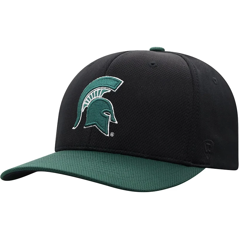 Top of the World /Green Michigan State Spartans Two-Tone Reflex Hybrid Tech Flex Hat