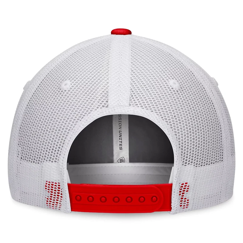 Top of the World /Scarlet Nebraska Huskers Retro Fade Snapback Hat