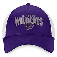 Top of the World /White Kansas State Wildcats Breakout Trucker Snapback Hat