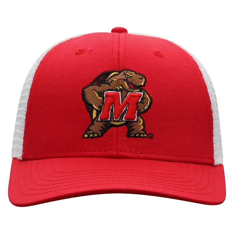 Top of the World /White Maryland Terrapins Trucker Snapback Hat
