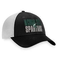 Top of the World /White Michigan State Spartans Stockpile Trucker Snapback Hat