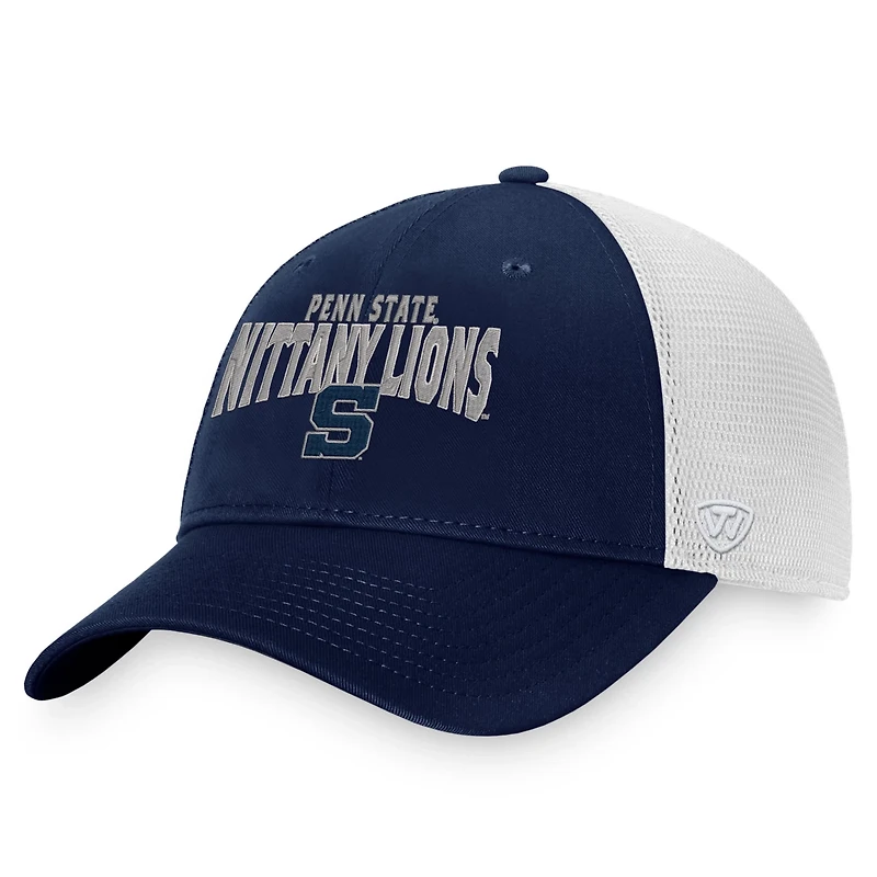 Top of the World /White Penn State Nittany Lions Breakout Trucker Snapback Hat