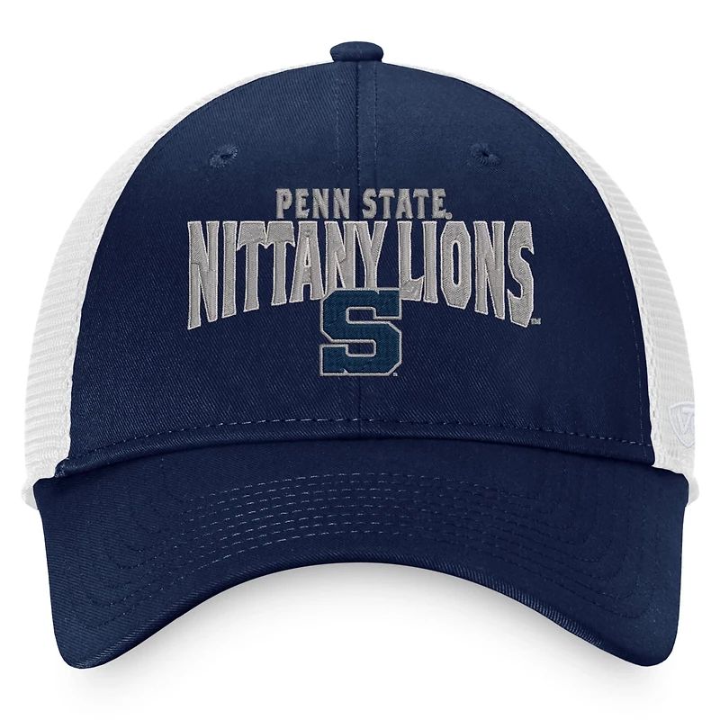 Top of the World /White Penn State Nittany Lions Breakout Trucker Snapback Hat