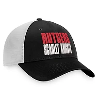 Top of the World /White Rutgers Scarlet Knights Stockpile Trucker Snapback Hat