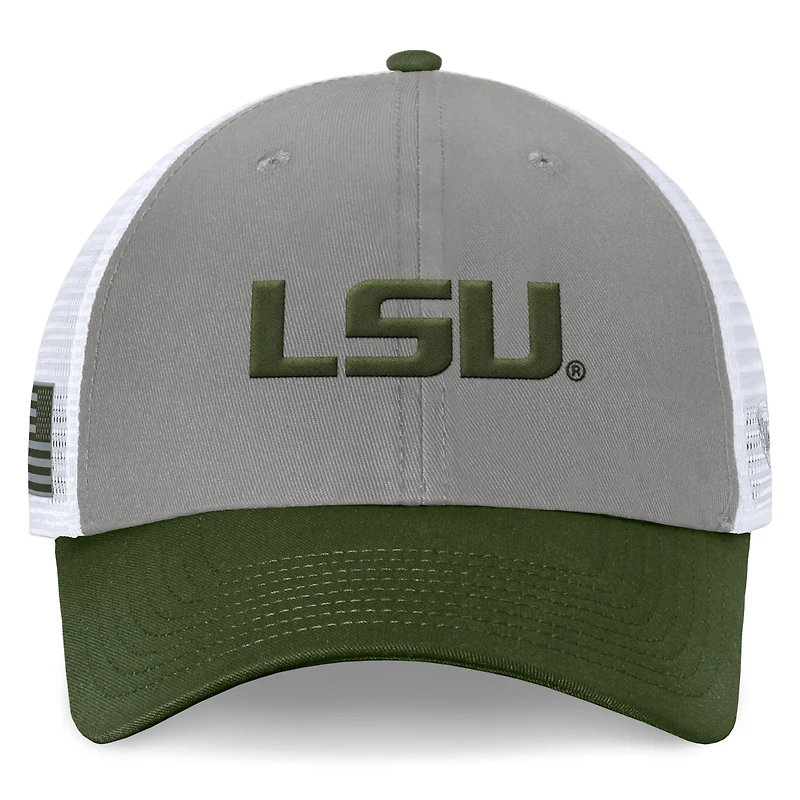 Top of the World / LSU Tigers OHT Military Appreciation Badge Trucker Adjustable Hat
