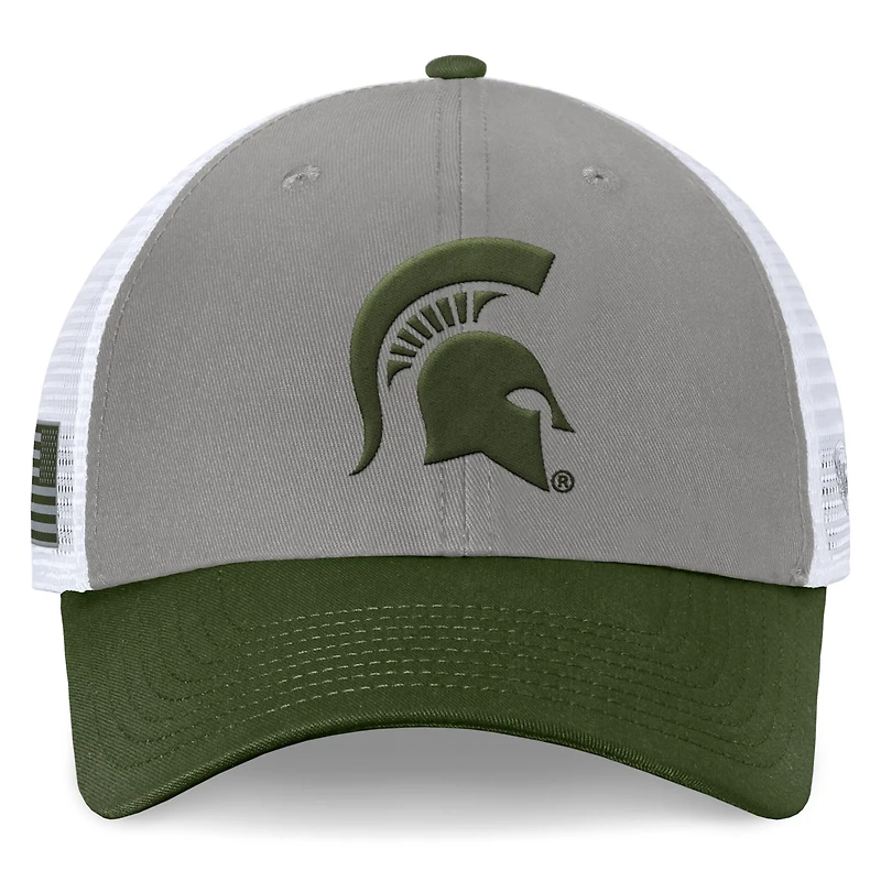 Top of the World / Michigan State Spartans OHT Military Appreciation Badge Trucker Adjustable Hat