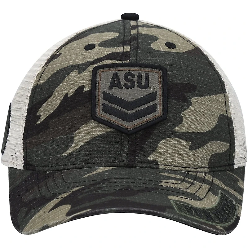 Top of the World Arizona State Sun Devils OHT Military Appreciation Shield Trucker Adjustable Hat