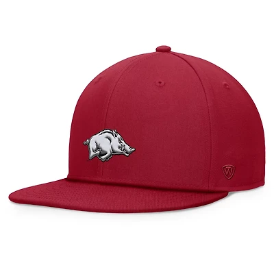 Top of the World Arkansas Razorbacks Fundamental Snapback Hat