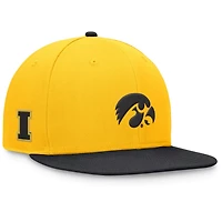 Top of the World Black Iowa Hawkeyes Rally Two-Tone Fitted Hat