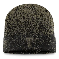 Top of the World Black Texas Tech Red Raiders Cuffed Knit Two-Tone Hat