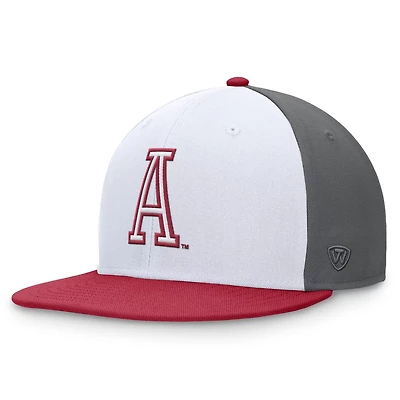 Top of the World /Crimson Alabama Crimson Tide Tri-Tone Heritage Collector Fitted Hat
