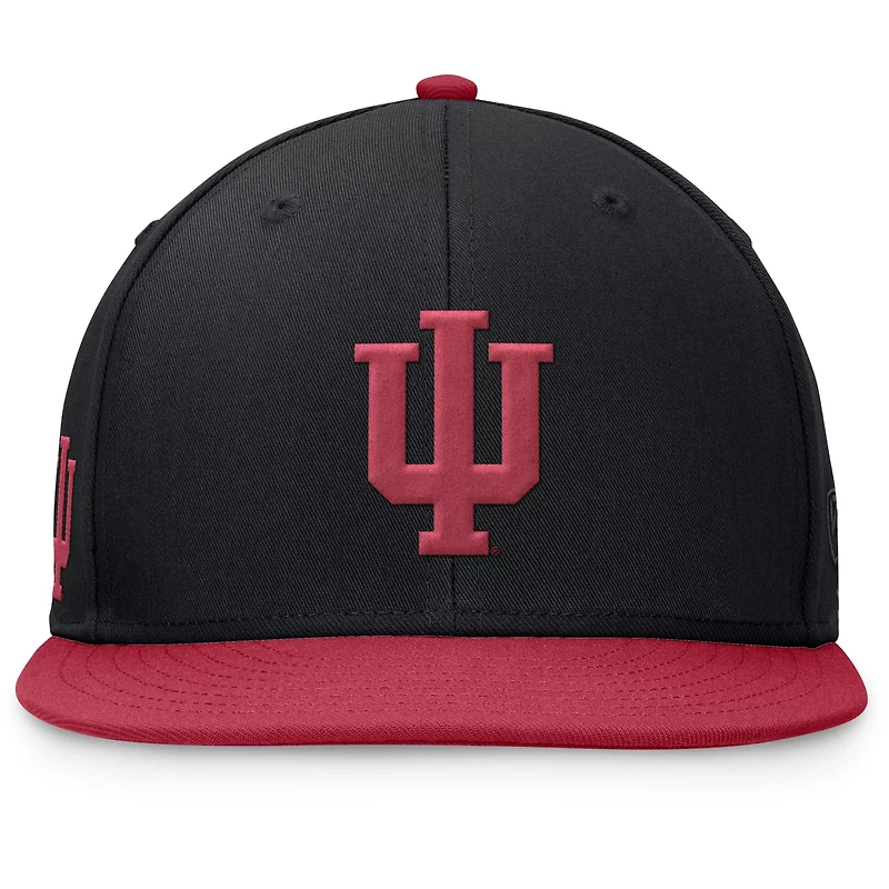 Top of the World Crimson Indiana Hoosiers Rally Two-Tone Fitted Hat