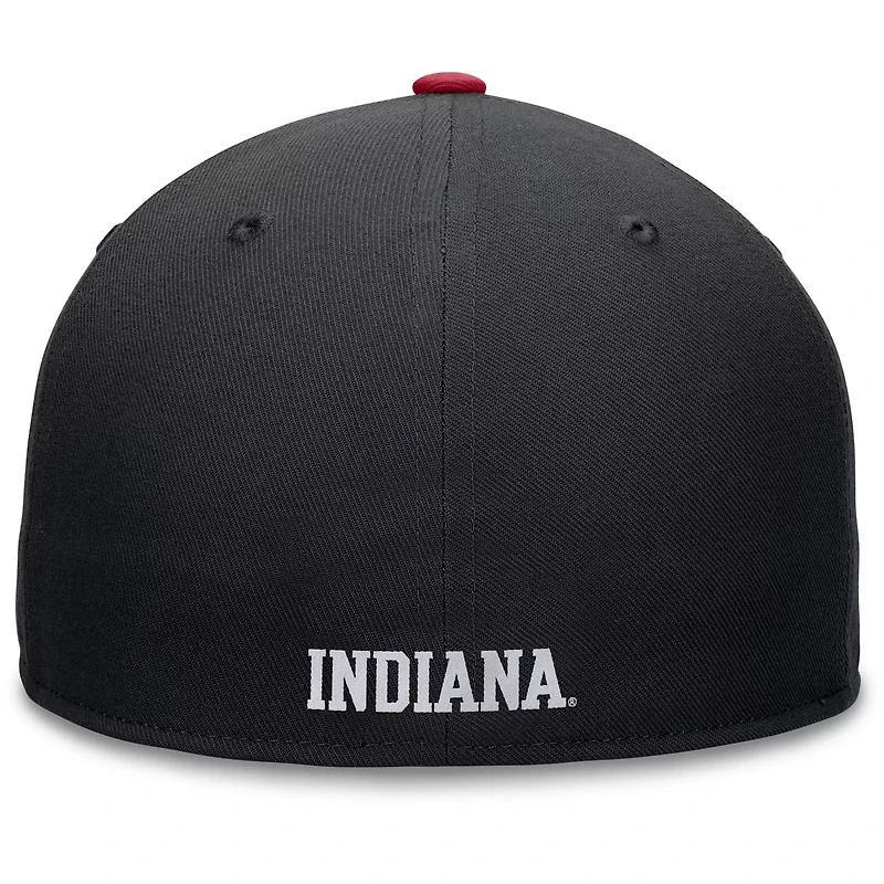 Top of the World Crimson Indiana Hoosiers Rally Two-Tone Fitted Hat