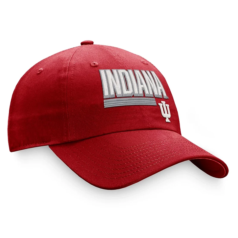 Top of the World Crimson Indiana Hoosiers Slice Adjustable Hat