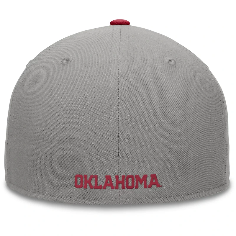 Top of the World /Crimson Oklahoma Sooners Rally Two-Tone Fitted Hat