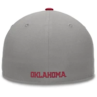 Top of the World /Crimson Oklahoma Sooners Rally Two-Tone Fitted Hat