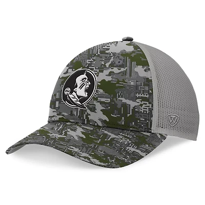 Top of the World Florida State Seminoles OHT Military Appreciation Pledge Trucker Camo Adjustable Hat