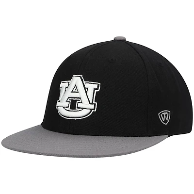 Top of the World Gray Auburn Tigers Team Color Two-Tone Fitted Hat
