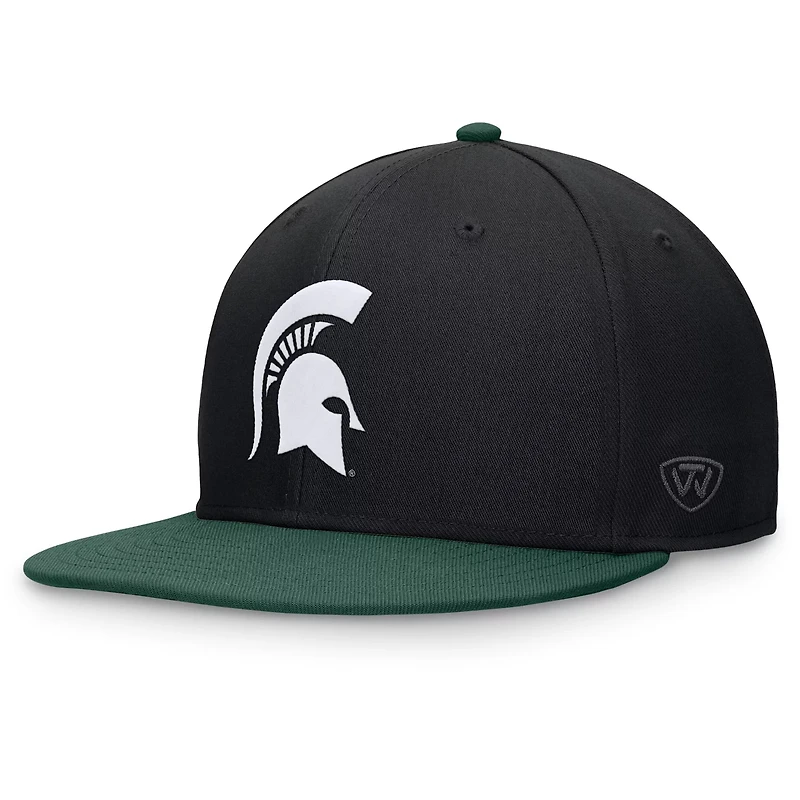 Top of the World Green Michigan State Spartans Rally Two-Tone Fitted Hat