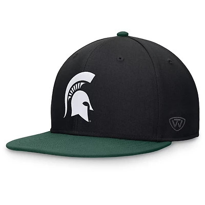 Top of the World Green Michigan State Spartans Rally Two-Tone Fitted Hat